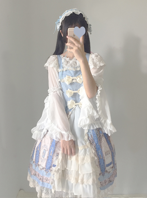 Japanese Traveller's Anthem Sweet Lolita Sling Dress