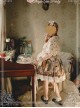 Magic Tea Party The Squirrel Couple's Afternoon Series Printing Sweet Lolita Sling Dress And Shawl