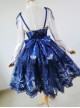 Fashion Pegasus Printing Blue Sweet Lolita Sling Dress