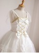 Angel's Wedding Dress White Fashion Elegance Sweet Lolita Sling Dress