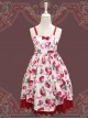 Fashion Strawberry Sweetheart Sweet Lolita Sling Dress