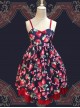 Fashion Strawberry Sweetheart Sweet Lolita Sling Dress