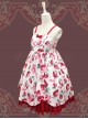 Fashion Strawberry Sweetheart Sweet Lolita Sling Dress