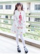 Fashion And Musical Instrument Rabbit Series Printing Sweet Lolita Long Sleeves Dress