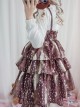 Daily Fawn Pattern Sweet Lolita Sling Cake Dress