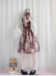 Daily Fawn Pattern Sweet Lolita Fly Sleeves Dress