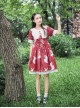 Fashion Musical Instrument Rabbit Series Printing Sweet Lolita Short Sleeves Dress