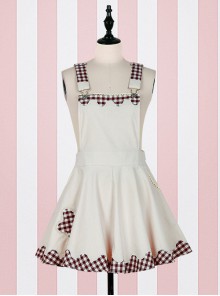 Fashion Lucky Star Lace Lattices Sweet Lolita Straps Dress