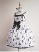 Fashion Sacred Lamp Series High Waist Gothic Lolita Sling Dress