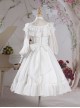 Palace Style Retro Fake Two Pieces Lace Embroidery Classic Lolita Dress