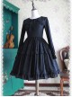 Lily Series Chiffon Long Sleeves Concise Classic Lolita Dress