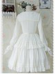 Lily Series Chiffon Long Sleeves Concise Classic Lolita Dress