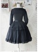 Lily Series Chiffon Long Sleeves Concise Classic Lolita Dress