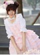 Cotton Chiffon Bowknot Square-neck Sleeveless Sweet Lolita Dress