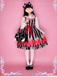 Bowknot Big Strawberries Sweet Lolita Sling Dress