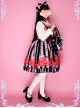 Bowknot Big Strawberries Sweet Lolita Sling Dress