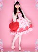 Bowknot Big Strawberries Sweet Lolita Sling Dress