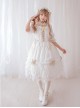 Chiffon Bowknot Lace Little Turtleneck Sweet Lolita Short Sleeves Dress