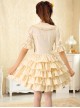 Koi And Lotus Flower Chinese Style Lolita Short Sleeve Dress