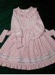 Elegant Cute Lace Pure Color Ruffles Classic Lolita Long Sleeve Dress