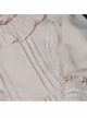 Elegant Cute Lace Pure Color Ruffles Classic Lolita Long Sleeve Dress