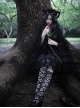 Lilith Series Pure Color Gothic Lolita Long Sleeve Dress