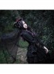 Lilith Series Pure Color Gothic Lolita Long Sleeve Dress