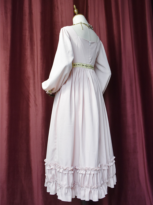 Emma Series Retro Elegant Classic Lolita Long Sleeve Long Dress