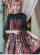 Old Castle Elves Series Retro High Waist Lolita Sling Dress