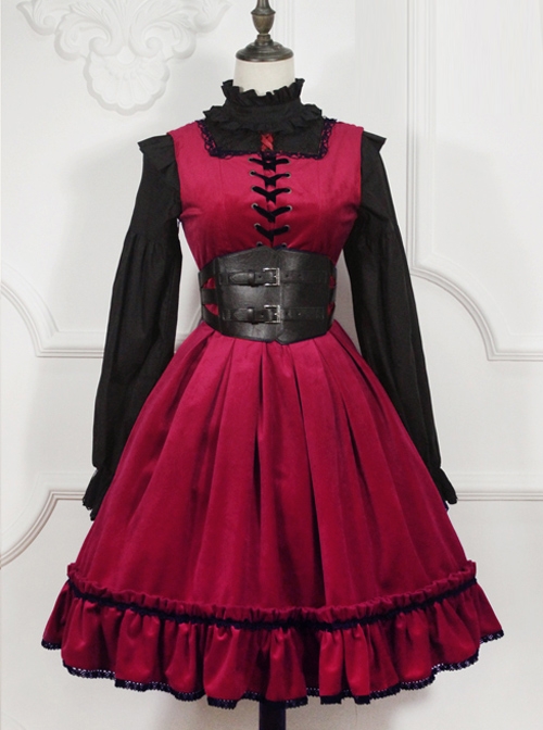 Retro Fairy Tale Style Gothic Lolita Sleeveless Dress