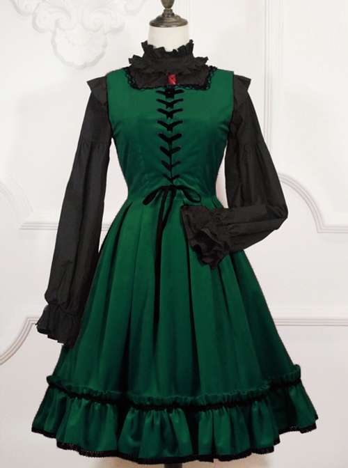 Retro Fairy Tale Style Gothic Lolita Sleeveless Dress