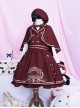 Royal College Style Lolita Plaid Dress Suit