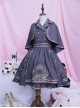 Royal College Style Lolita Plaid Dress Suit