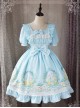 Magic Tea Party Wind's Child Series Bowknot Lolita Short Sleeve Dress