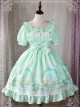 Magic Tea Party Wind's Child Series Bowknot Lolita Short Sleeve Dress