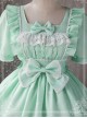 Magic Tea Party Wind's Child Series Bowknot Lolita Short Sleeve Dress