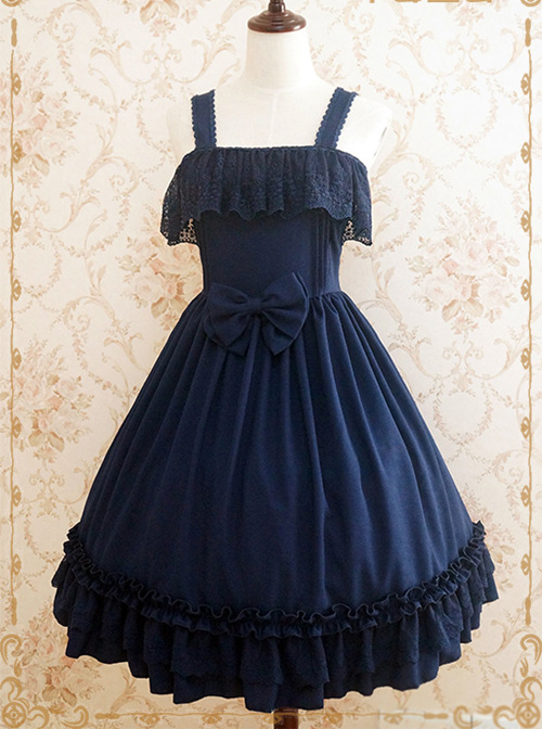 Strawberry Witch Late Summer Concerto Lolita Sling Dress