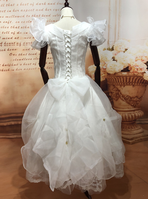 Elizabeth Diamond Star Light Gold Classic Lolita Dress