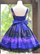 Japanese Style Sakura Fireworks Classic Lolita Sling Dress