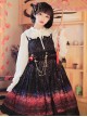 Japanese Style Sakura Fireworks Classic Lolita Sling Dress