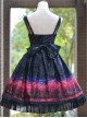 Japanese Style Sakura Fireworks Classic Lolita Sling Dress