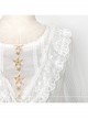 Chiffon Puff Sleeve Bowknot Ruffle Lolita Half Sleeve Dress