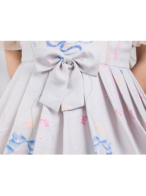 Cat And Wool Ball Series Sweet Lolita Sling Dress