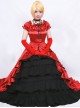Palace Style Ruffles Retro Lolita Prom Long Dress