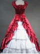 Palace Style Ruffles Retro Lolita Prom Long Dress