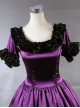 Palace Style Black Ruffles Lolita Prom Dress (Extra Large)