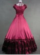 Hanging Neck Gothic Lolita Prom Bowknot Long Dress