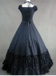 Hanging Neck Gothic Lolita Prom Bowknot Long Dress