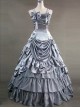 Victorian Bowknot Ruffles Gothic Lolita Prom Sling Dress