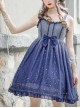 Blue Gradient Starry Sky Classic Lolita Sling Dress